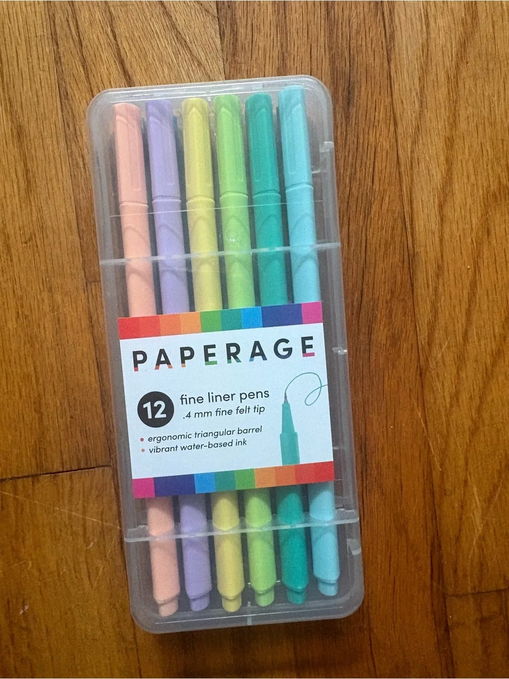 Pastel Fine Liner Pens - 12 Pack